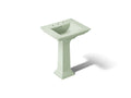 KOHLER K-2344-8-42 Memoirs Stately 25" Rectangular Pedestal Bathroom Sink - Aspen Green