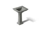 KOHLER K-2344-8-58 Memoirs Stately 25" Rectangular Pedestal Bathroom Sink - Thunder Grey