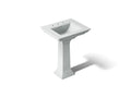 KOHLER K-2344-8-95 Memoirs Stately 25" Rectangular Pedestal Bathroom Sink - Ice Grey
