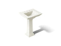 KOHLER K-2344-8-96 Memoirs Stately 25" Rectangular Pedestal Bathroom Sink - Biscuit