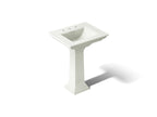 KOHLER K-2344-8-NY Memoirs Stately 25" Rectangular Pedestal Bathroom Sink - Dune