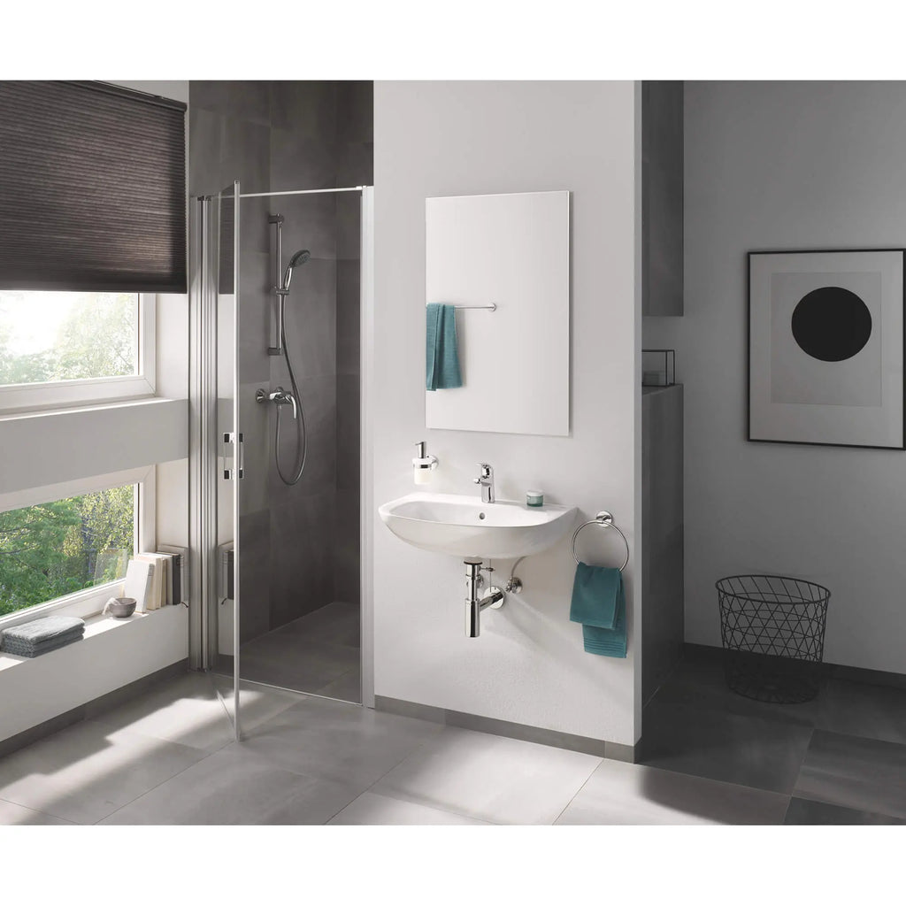 GROHE 40460001 Baucosmopolitan 8" Towel Ring - Chrome