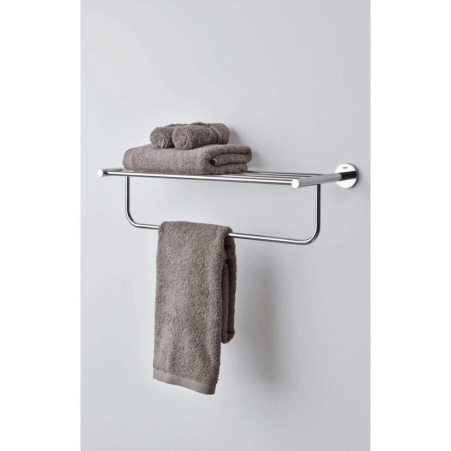 GROHE Baucosmopolitan 22 1/4" Multi-Towel Rack - Chrome, 40462001