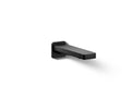 KOHLER K-23510-BL Parallel Wall-Mount Bath Spout - Matte Black