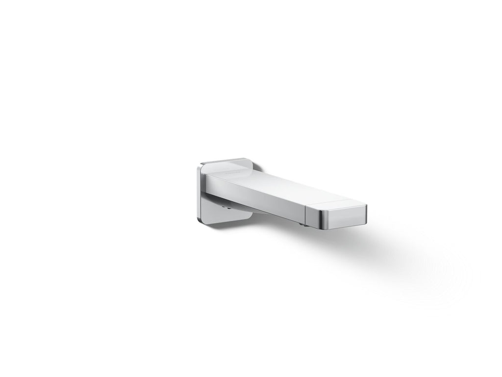 KOHLER K-23510-CP Parallel Wall-Mount Bath Spout - Polished Chrome