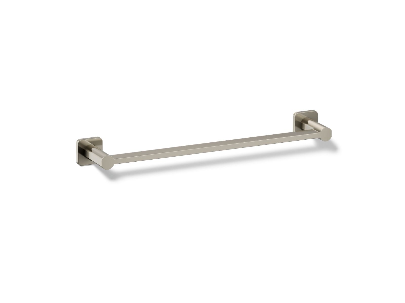 KOHLER K-23524-SN Parallel 18" Towel Bar - Vibrant Polished Nickel