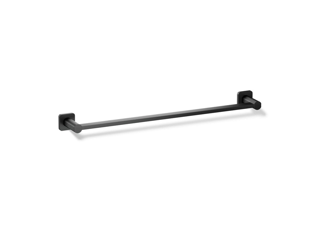 KOHLER K-23525-BL Parallel 24" Towel Bar - Matte Black