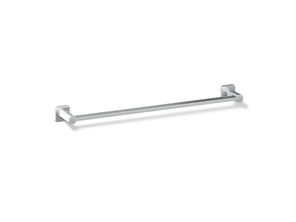 KOHLER K-23525-CP Parallel 24" Towel Bar - Polished Chrome