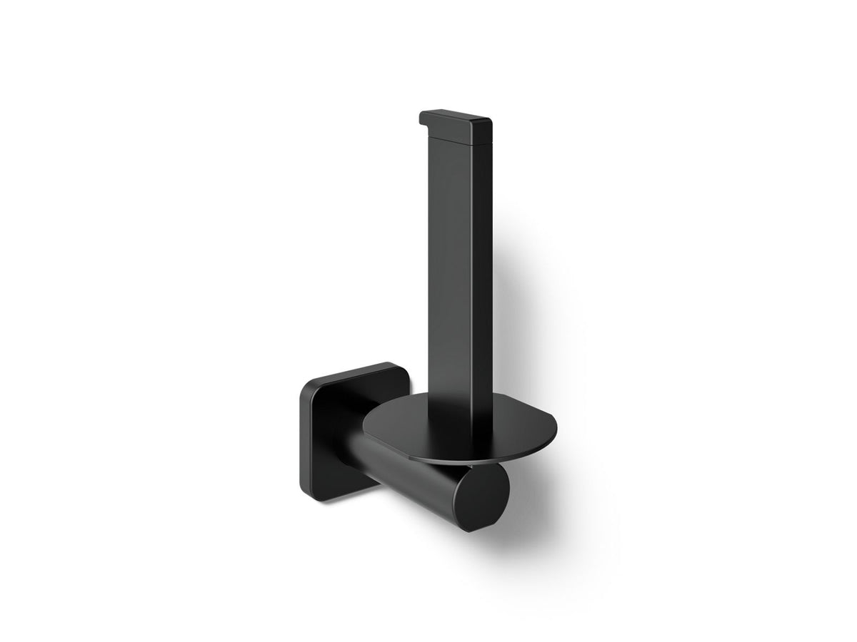KOHLER K-23527-BL Parallel Vertical Toilet Paper Holder - Matte Black