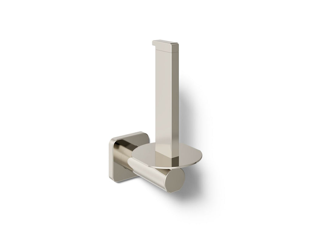 KOHLER K-23527-SN Parallel Vertical Toilet Paper Holder - Vibrant Polished Nickel