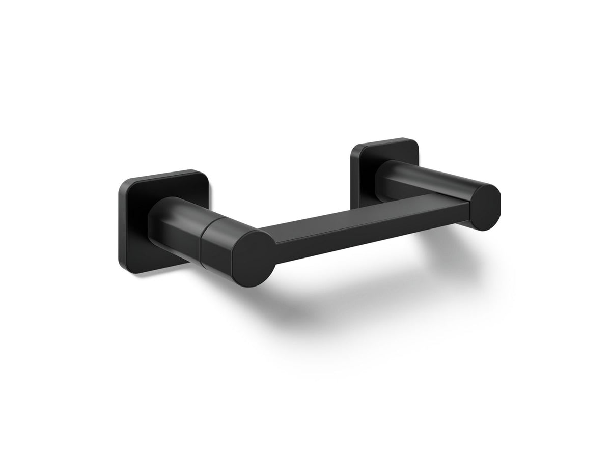 KOHLER K-23528-BL Parallel Pivoting Toilet Paper Holder - Matte Black