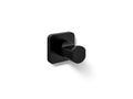 KOHLER K-23529-BL Parallel Robe Hook - Matte Black