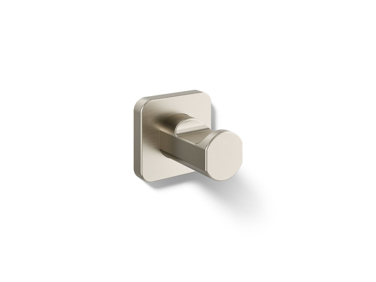 KOHLER K-23529-BN Parallel Robe Hook - Vibrant Brushed Nickel