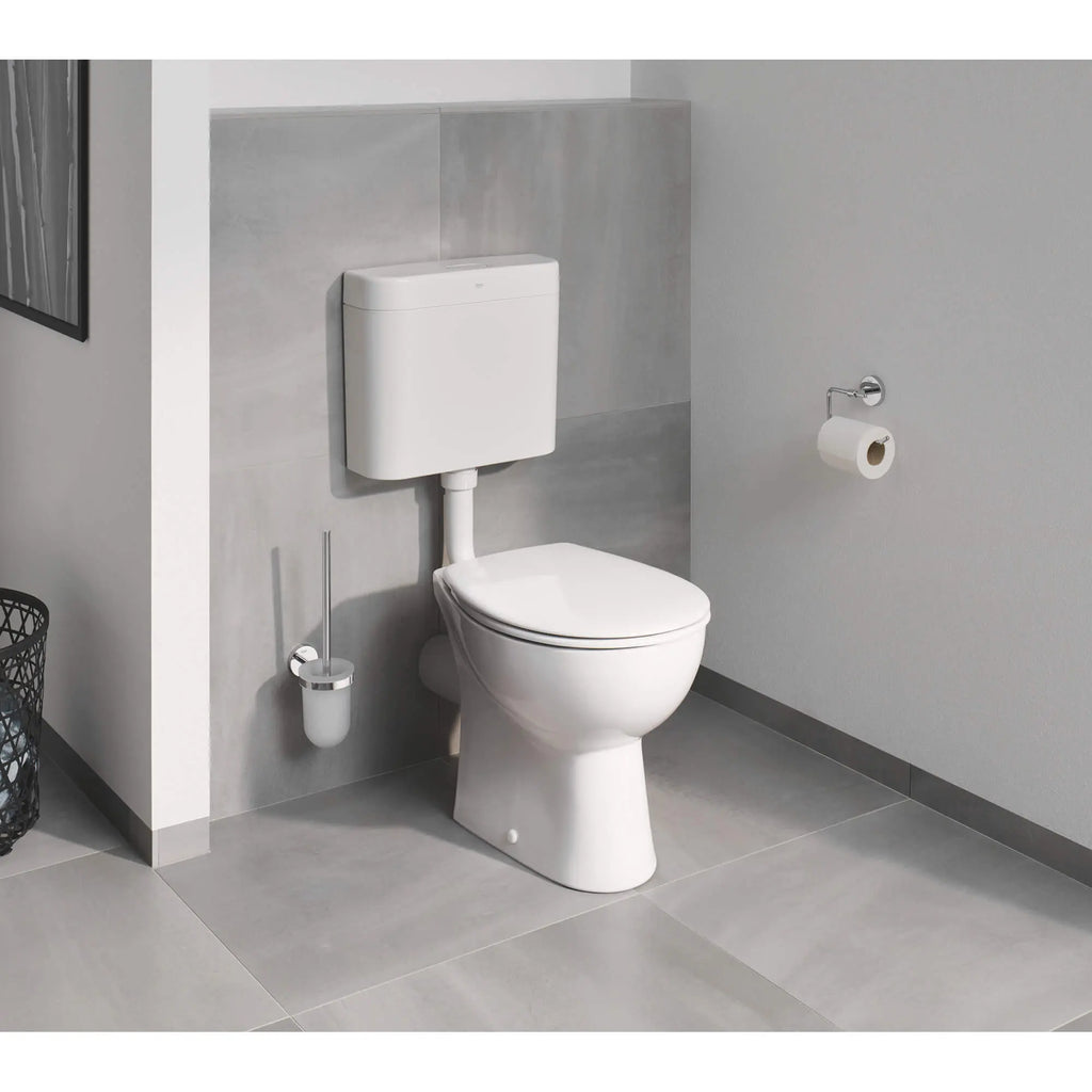 GROHE 40463001 Baucosmopolitan Toilet Brush Set - Chrome