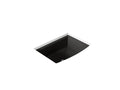 KOHLER K-2355-7 Archer 20" Rectangular Undermount Bathroom Sink - Black Black