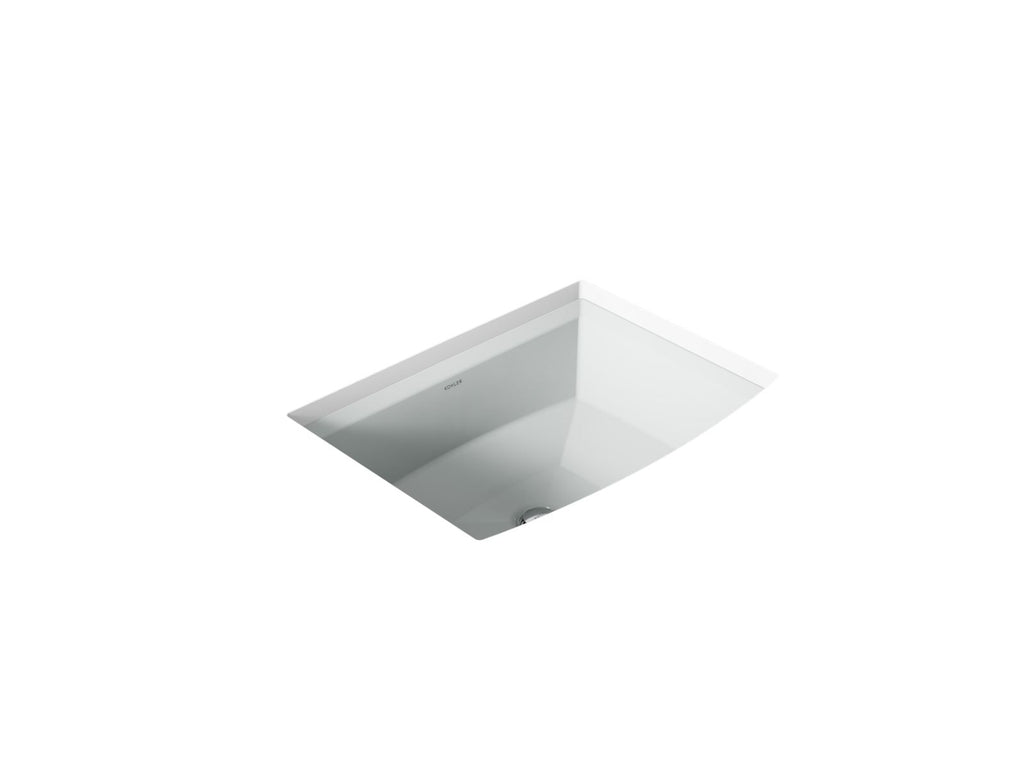 KOHLER K-2355-95 Archer 20" Rectangular Undermount Bathroom Sink - Ice Grey