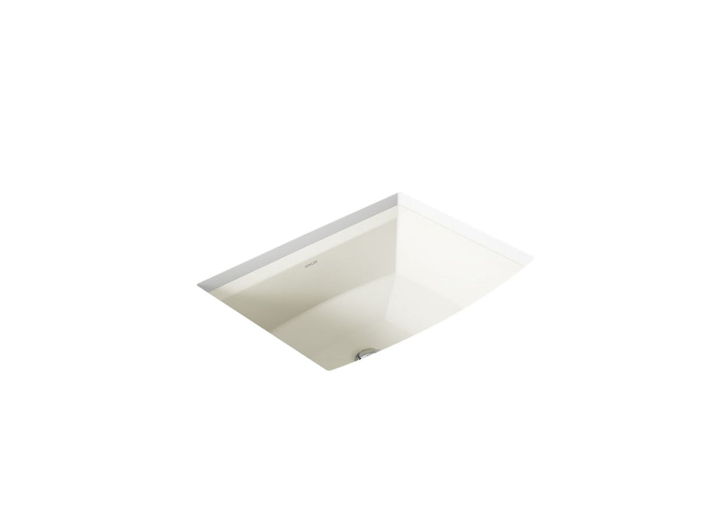 KOHLER K-2355-96 Archer 20" Rectangular Undermount Bathroom Sink - Biscuit