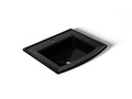 KOHLER K-2356-1-7 Archer 22-3/4" Rectangular Drop-In Bathroom Sink - Black Black