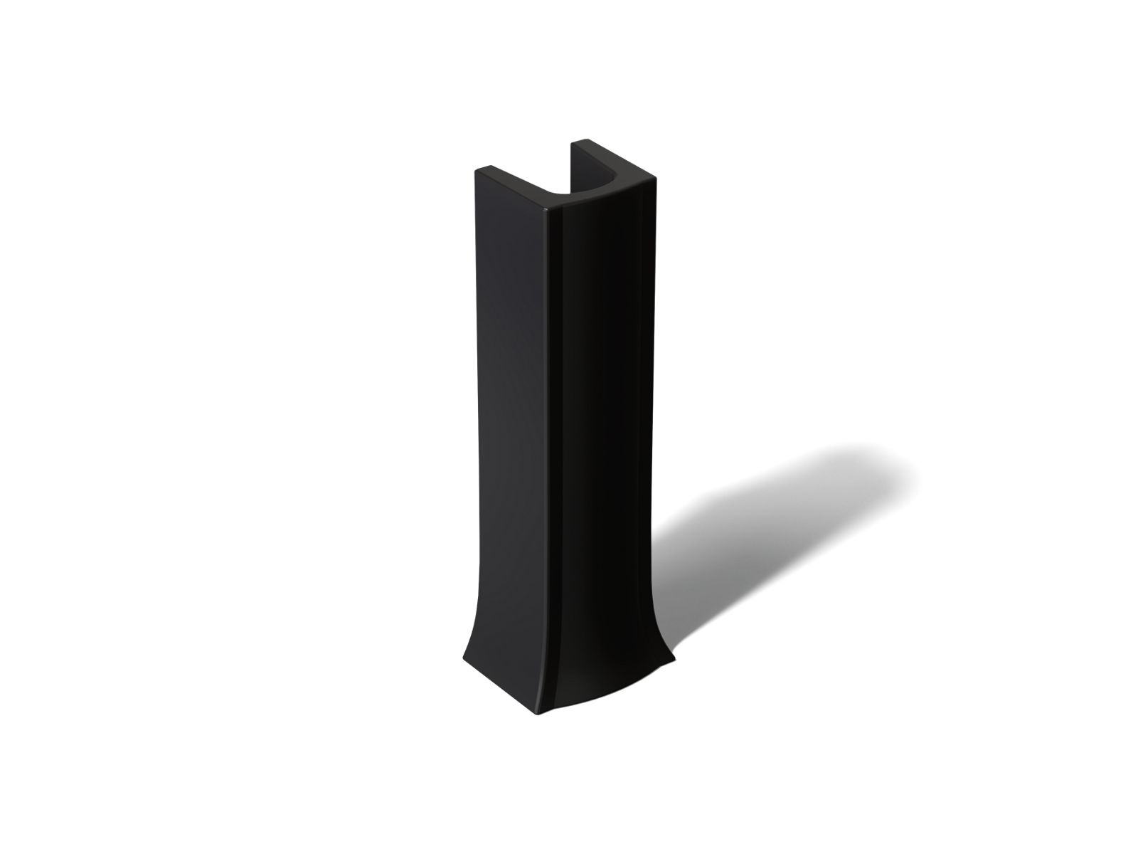 KOHLER K-2357-7 Archer Pedestal Only - Black Black