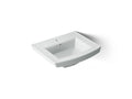 KOHLER K-2358-1-95 Archer 24" Rectangular Pedestal Bathroom Sink - Ice Grey