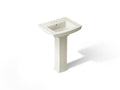 KOHLER K-2359-4-96 Archer 24" Rectangular Pedestal Bathroom Sink - Biscuit