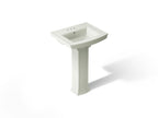 KOHLER K-2359-4-NY Archer 24" Rectangular Pedestal Bathroom Sink - Dune