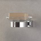 GROHE 40508001 Essentials Cube Holder For Glass, Soap Dish Or Soap Dispenser - Chrome