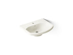 KOHLER K-2363-1-96 Cimarron 22-3/4" Rectangular Pedestal Bathroom Sink - Biscuit