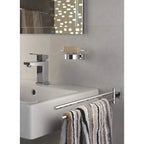 GROHE 40508001 Essentials Cube Holder For Glass, Soap Dish Or Soap Dispenser - Chrome