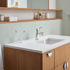 GROHE 3427100A Concetto Single Hole Single-Handle S-Size Bathroom Faucet, 1.2 GPM Less Drain - Chrome