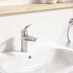 GROHE 32642EN3 Eurosmart Single Hole Single-Handle S-Size Bathroom Faucet, 1.2 GPM - Brushed Nickel
