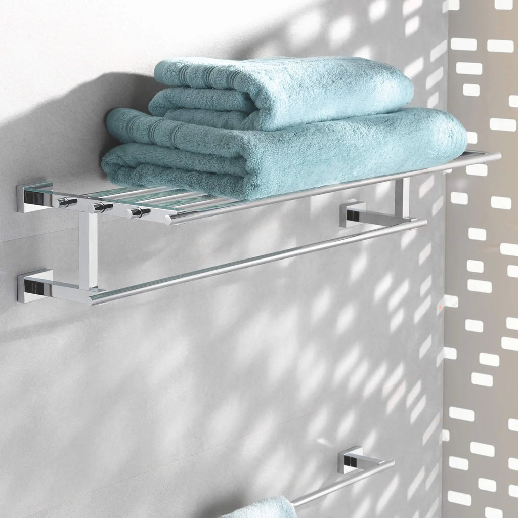 GROHE 40512001 Essentials Cube 23 5/8" Multi-Towel Rack - Chrome