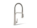 KOHLER K-23765-VS Tone Semi-Professional Pull-Down Kitchen Sink Faucet With Three-Function Sprayhead - Vibrant Stainless
