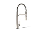 KOHLER K-23765-VS Tone Semi-Professional Pull-Down Kitchen Sink Faucet With Three-Function Sprayhead - Vibrant Stainless