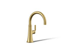 KOHLER K-23767-2MB Tone Single-Handle Bar Sink Faucet - Vibrant Brushed Moderne Brass