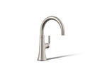 KOHLER K-23767-VS Tone Single-Handle Bar Sink Faucet - Vibrant Stainless