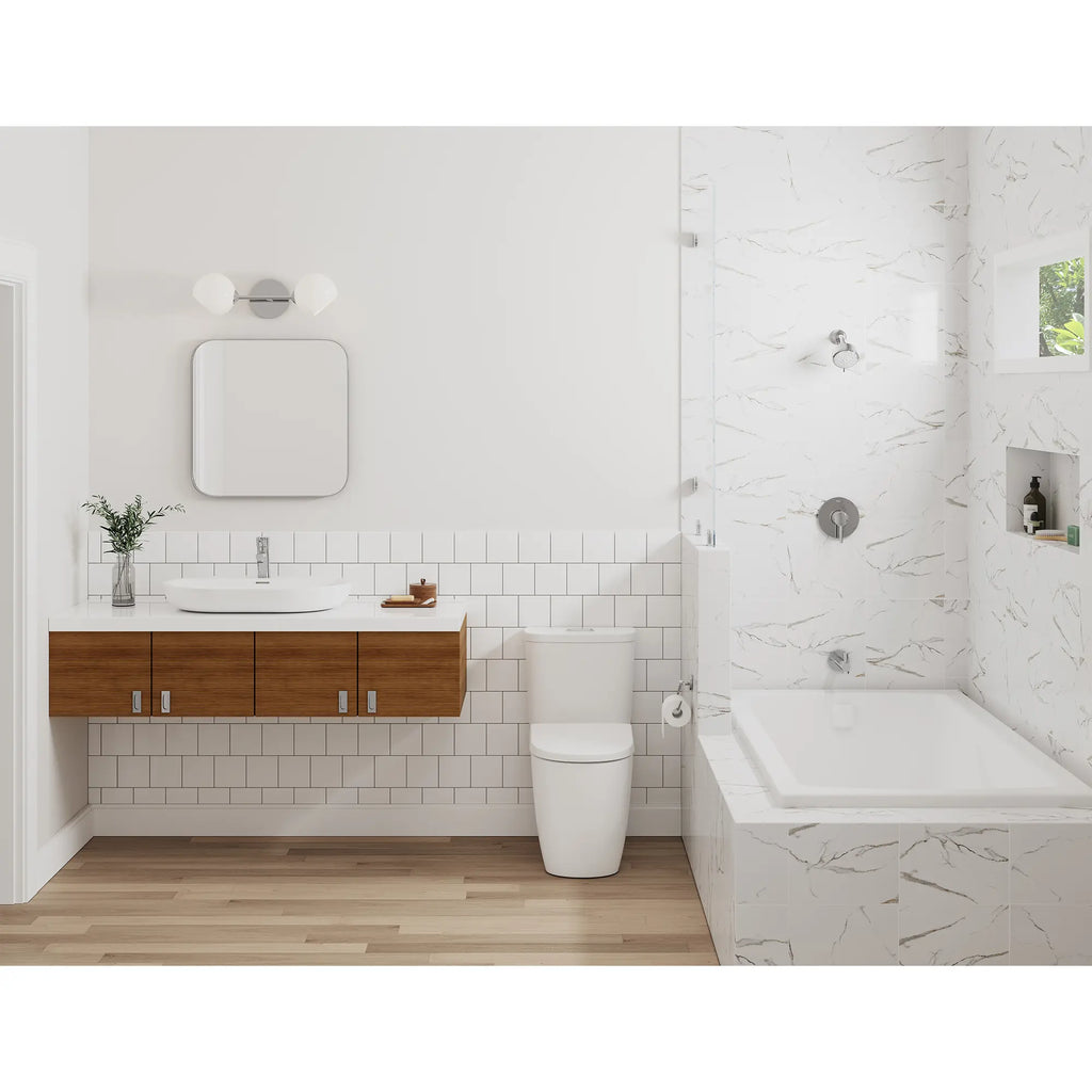 GROHE 1024980000 Concetto Pressure Balance Valve Tub/Shower Trim Kit - Chrome