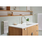 GROHE 32138EN2 Concetto Single Hole Single-Handle L-Size Bathroom Faucet, 1.2 GPM - Brushed Nickel