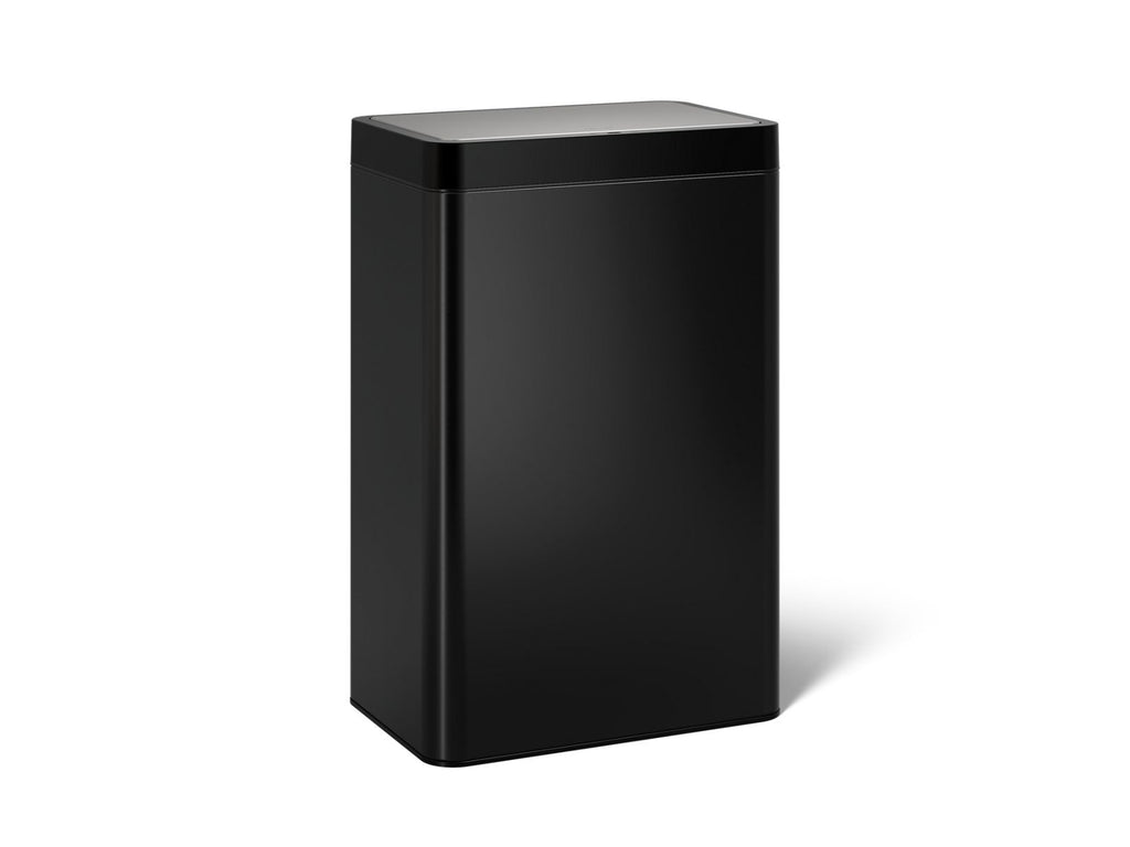 KOHLER K-23825-BST 13-Gallon Touchless Stainless Steel Trash Can - Black Stainless