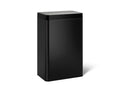 KOHLER K-23825-BST 13-Gallon Touchless Stainless Steel Trash Can - Black Stainless