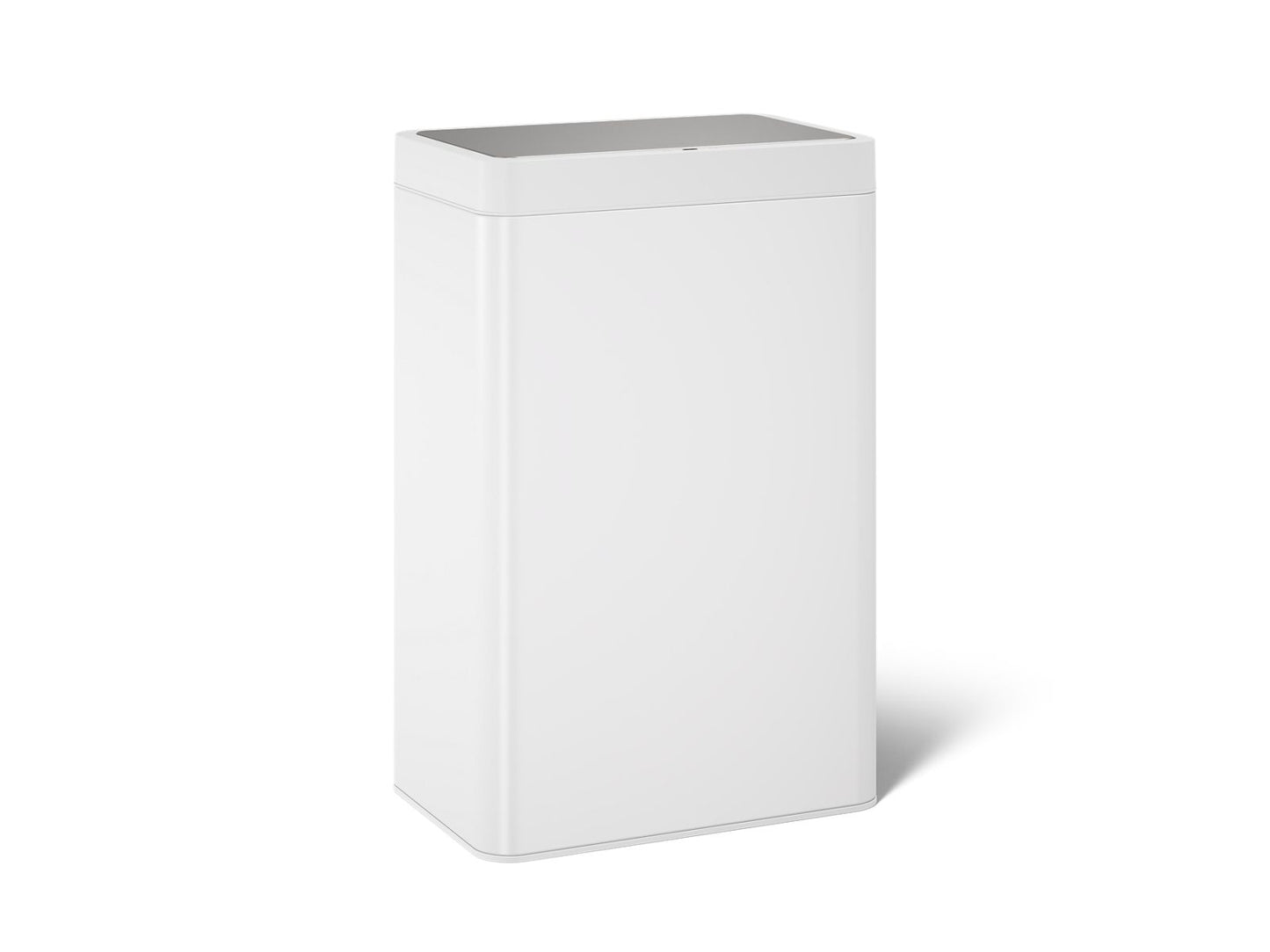 KOHLER K-23825-STW 13-gallon touchless stainless steel trash can - Stainless Steel + White