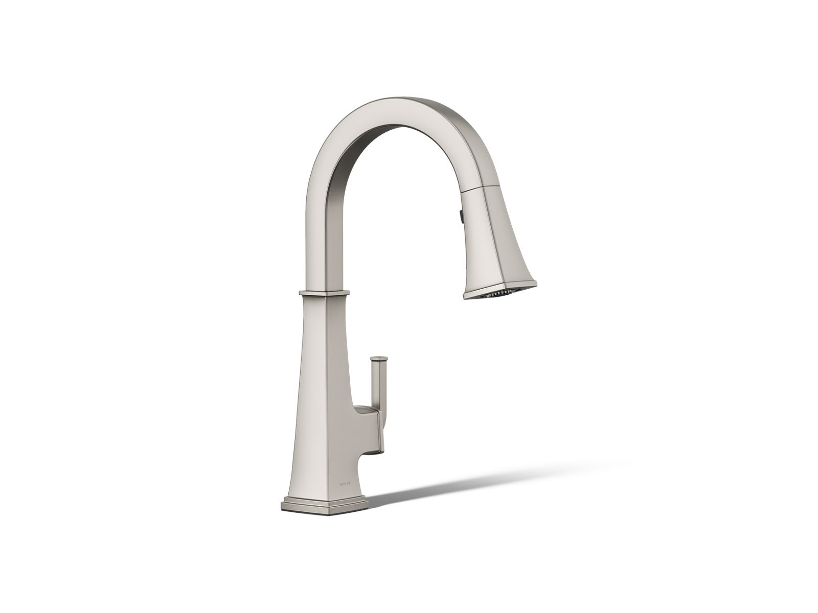 KOHLER K-23830-VS Riff Pull-Down Kitchen Sink Faucet With Three-Function Sprayhead - Vibrant Stainless