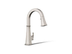KOHLER K-23832-VS Riff Touchless Pull-Down Kitchen Sink Faucet With Three-Function Sprayhead - Vibrant Stainless