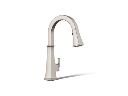 KOHLER K-23832-VS Riff Touchless pull-down kitchen sink faucet with three-function sprayhead - Vibrant Stainless