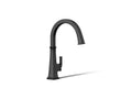KOHLER K-23833-BL Riff Single-Handle Bar Sink Faucet - Matte Black
