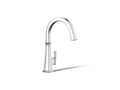 KOHLER K-23833-CP Riff Single-Handle Bar Sink Faucet - Polished Chrome