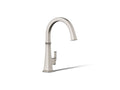 KOHLER K-23833-VS Riff Single-Handle Bar Sink Faucet - Vibrant Stainless
