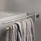 GROHE 40624001 Essentials Cube 18" Double Towel Bar - Chrome