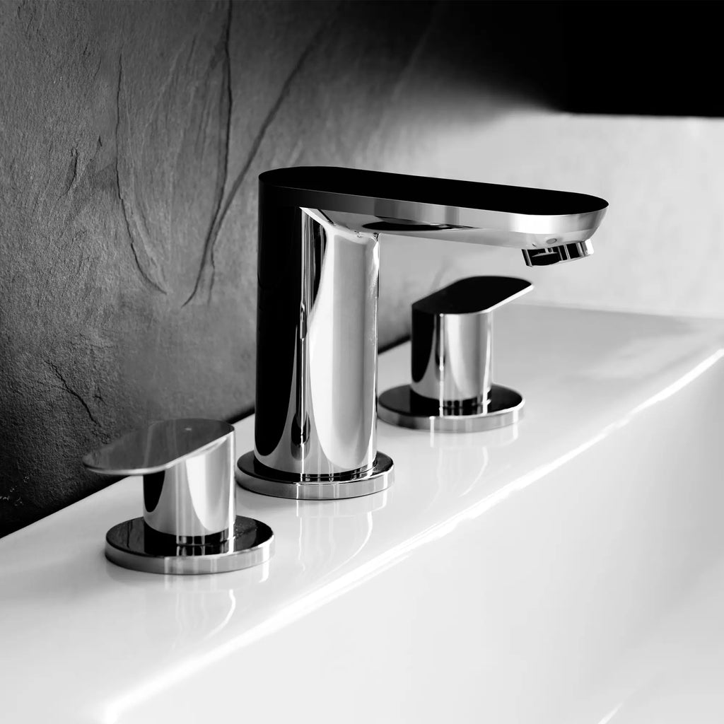 GROHE 2019900A Eurosmart Cosmopolitan 8-inch Widespread 2-Handle S-Size Bathroom Faucet, 1.2 GPM - Chrome
