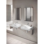 GROHE 40624001 Essentials Cube 18" Double Towel Bar - Chrome